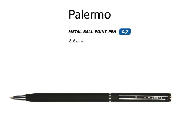 фото Ручка металлическая шариковая «Palermo» Soft touch