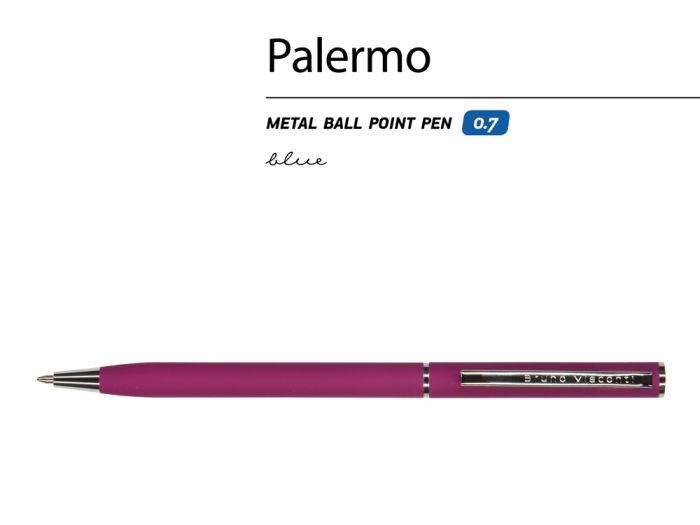 фото Ручка металлическая шариковая «Palermo» Soft touch