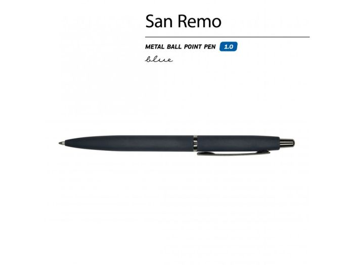 фото Ручка металлическая шариковая «San Remo» Soft touch