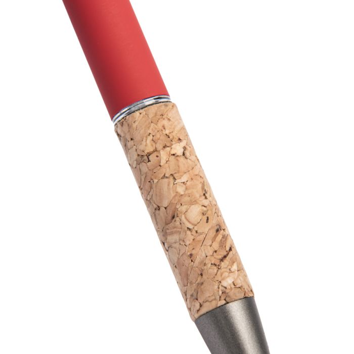 фото Ручка шариковая FACTOR GRIP со стилусом, красный
