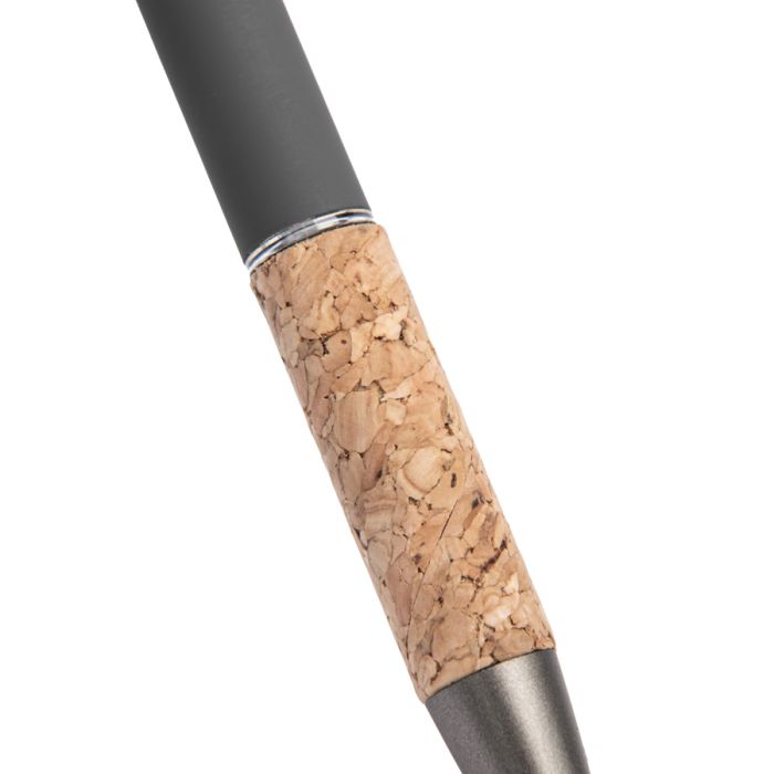 фото Ручка шариковая FACTOR GRIP со стилусом, серый