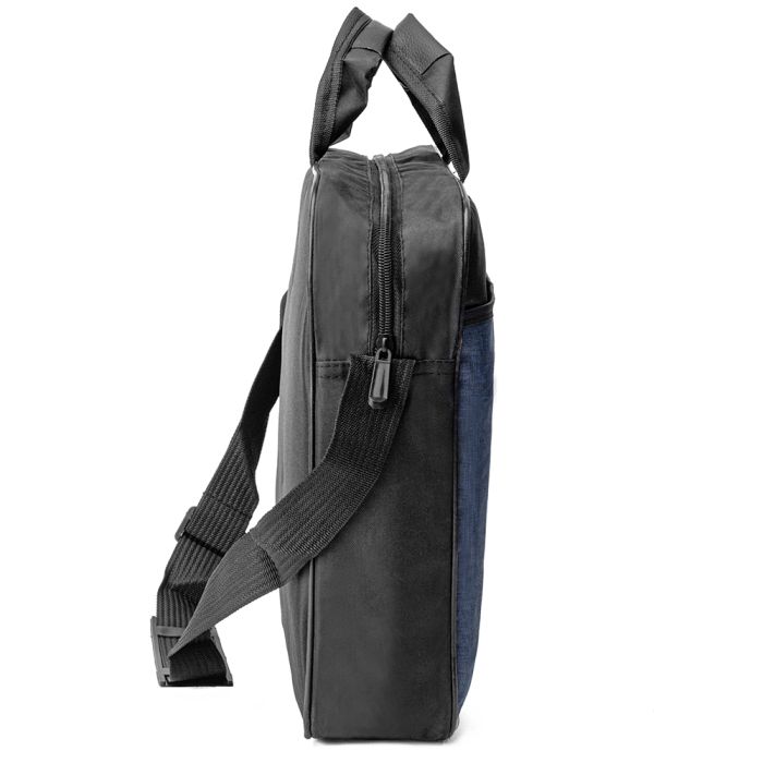 фото Сумка для документов SHUFFLE, синий/чёрный