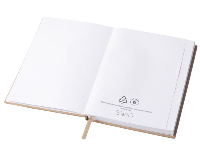 фото Блокнот в твердой обложке А5 «Passiflora», натуральный