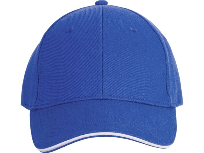 фото Бейсболка «Cancun», синий классический, белый