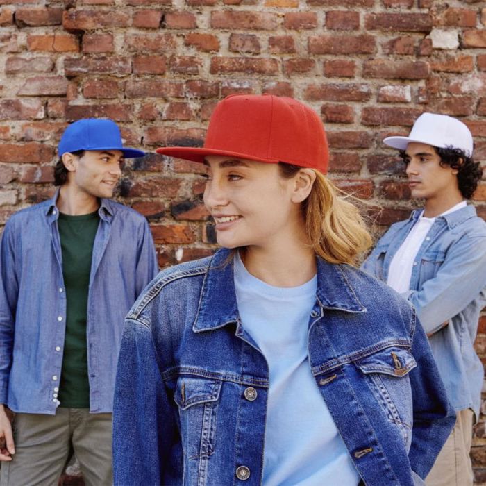 фото Бейсболка SNAP FIVE-S, 5 клиньев, пластиковая застёжка