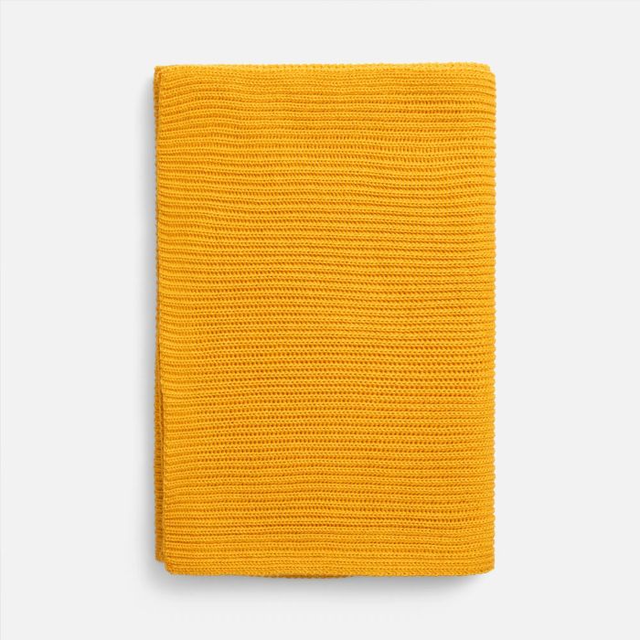 фото Шарф Nobilis Mono, жёлтый (медовый)