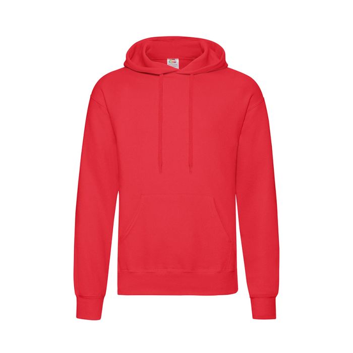 фото Толстовка с начесом CLASSIC HOODED SWEAT 280.Красный. РазмерM