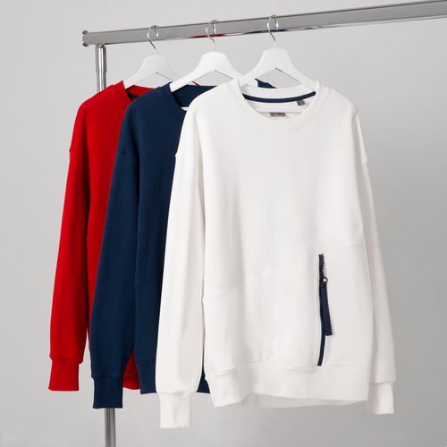 фото Свитшот унисекс Kosmos 2.0, XL/ XXL, кремовый
