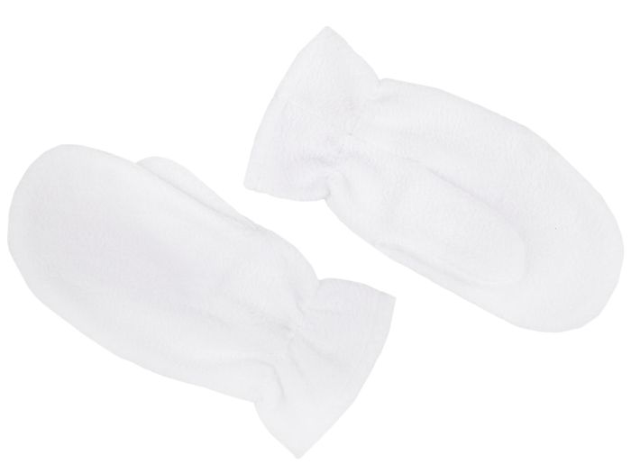 фото Варежки Fleecy, белые