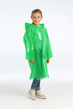 фото Дождевик-плащ детский BrightWay Kids, зелёный