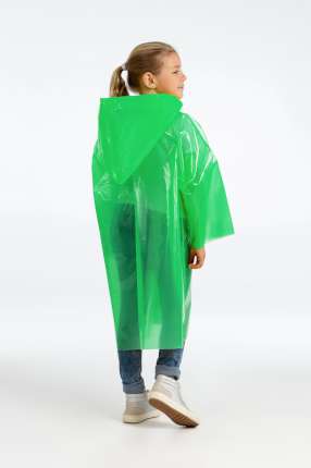 фото Дождевик-плащ детский BrightWay Kids, зелёный