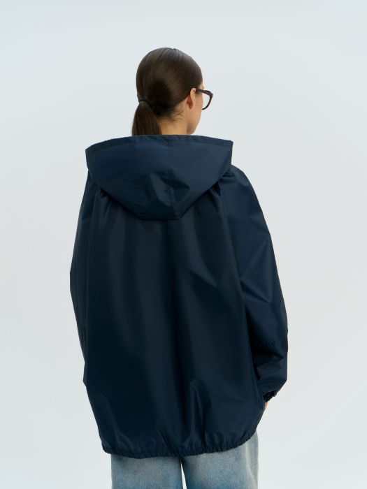 фото Дождевик-анорак Alatau, укороченный, темно-синий, единый размер