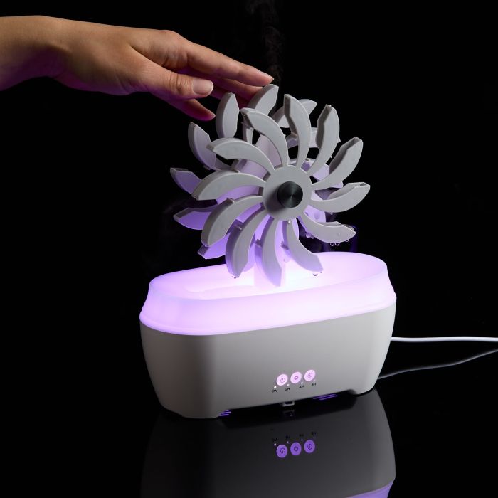 фото Увлажнитель-ароматизатор Steam Spin, белый с серым