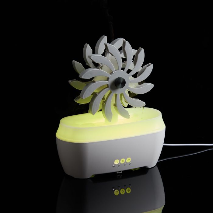 фото Увлажнитель-ароматизатор Steam Spin, белый с серым