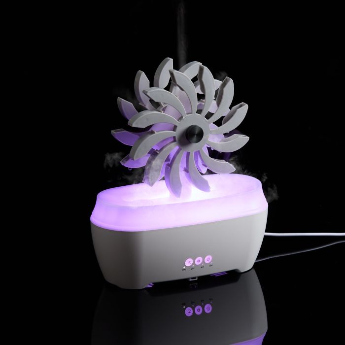 фото Увлажнитель-ароматизатор Steam Spin, белый с серым