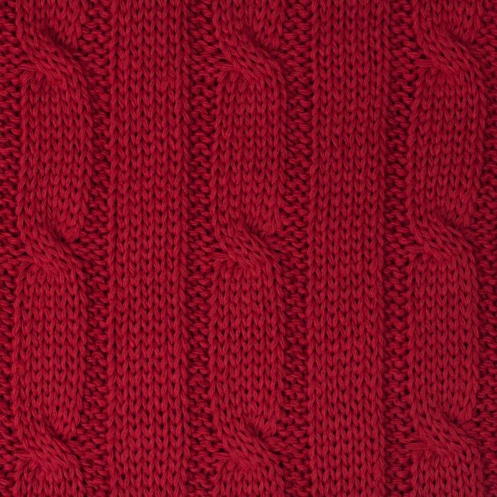 фото Плед Fado вязаный, 160*90 см, красный