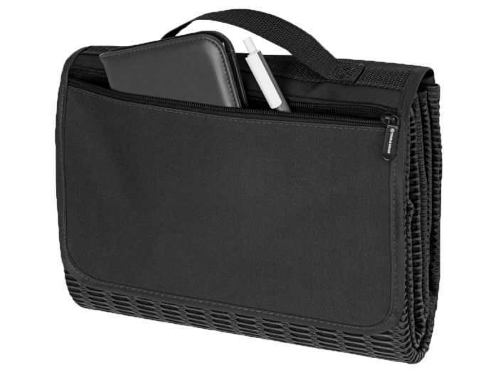 фото Плед для пикника «Module» с дышащей поверхностью, черный