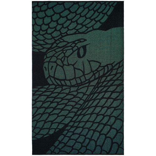 фото Плед Serpentica, чёрный с люрексом