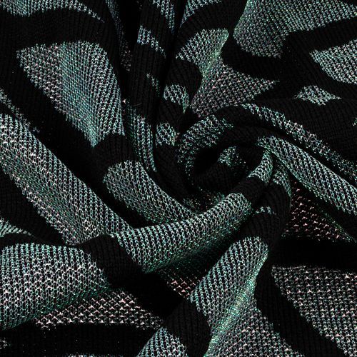 фото Плед Serpentica, чёрный с люрексом