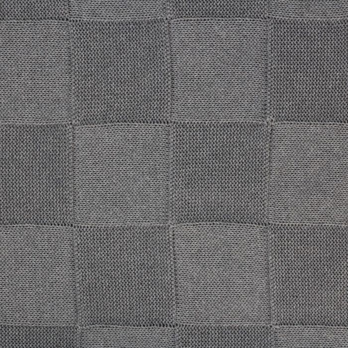 фото Плед Cella вязаный, серый (без подарочной коробки)