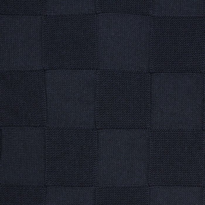 фото Плед Cella вязаный, синий (без подарочной коробки)