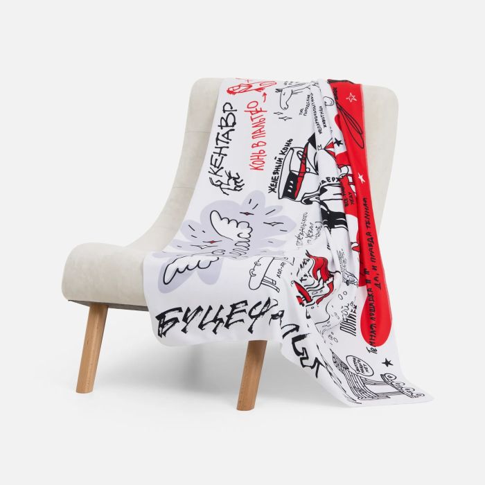 фото Флисовый плед «Коневедение»