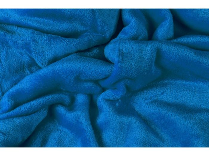 фото Плед мягкий флисовый "Fancy", 125x150 см, синий индиго