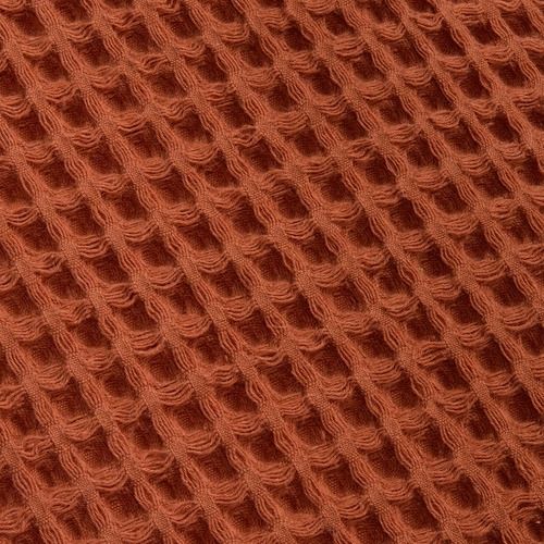 фото Плед вафельный Elenglect, оранжевый