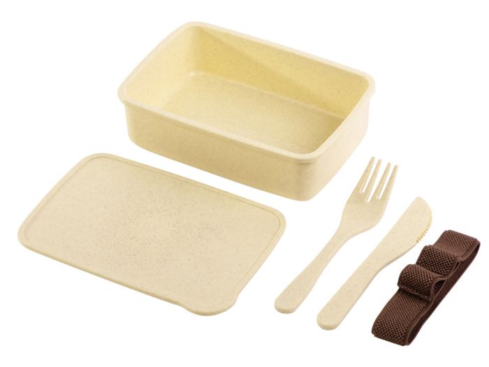 фото Ланч-бокс из бамбукового волокна «Meal», бежевый