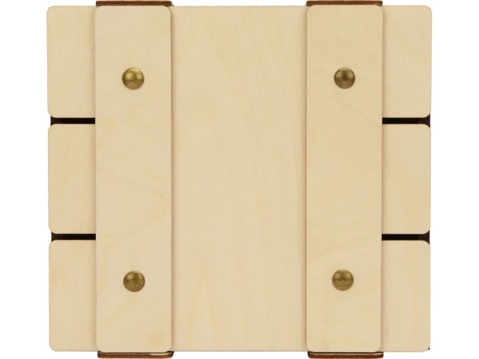 фото Деревянная подарочная коробка с крышкой «Ларчик»