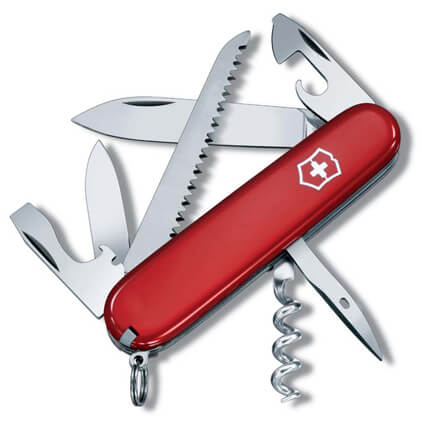 фото Нож перочинный VICTORINOX Camper, 91 мм, 13 функций, красный