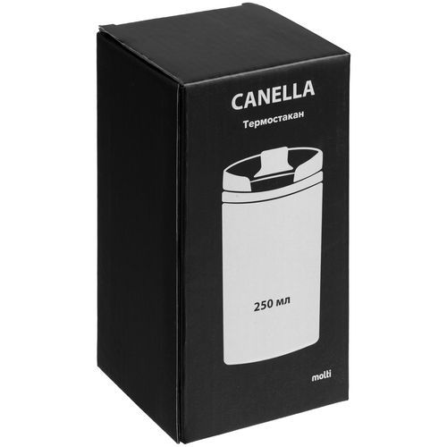 Термостакан Canella, чёрный-купить оптом в Москве. Цена 466₽