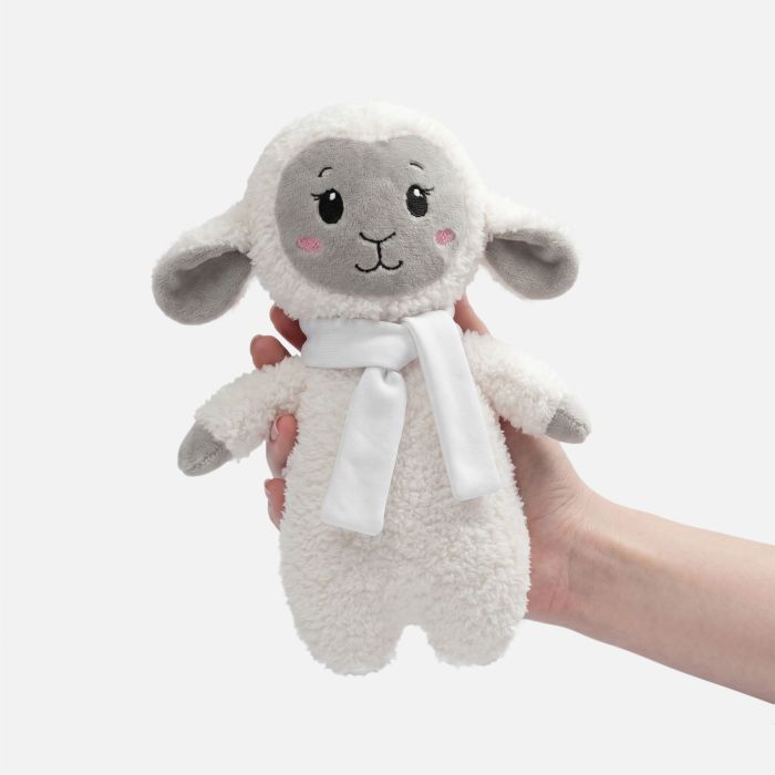 фото Мягкая игрушка Beastie Toys, овечка с белым шарфом