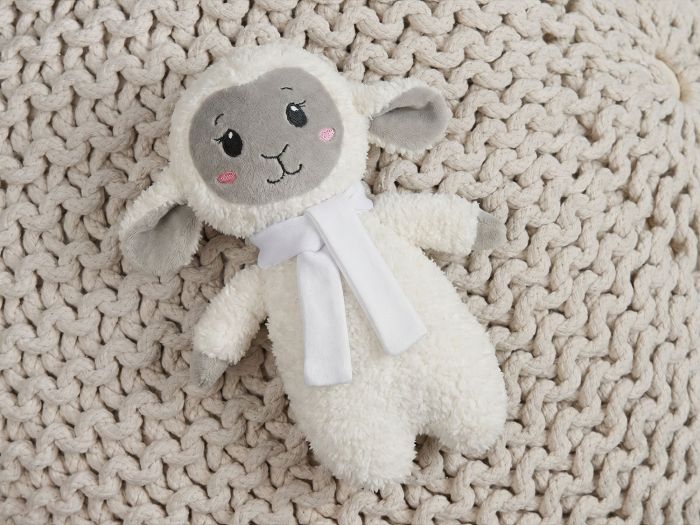 фото Мягкая игрушка Beastie Toys, овечка с белым шарфом